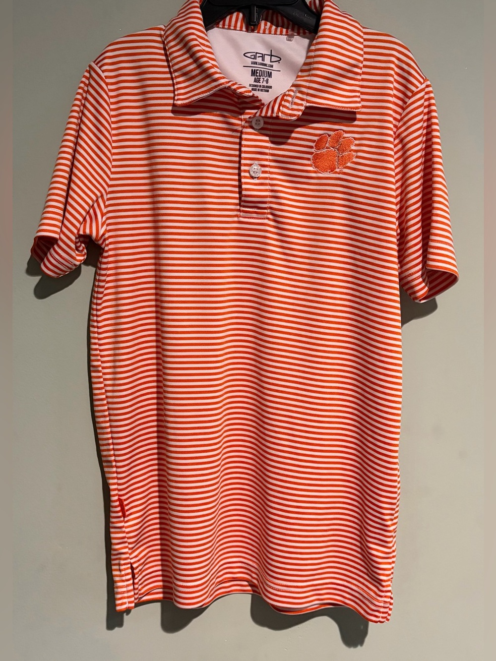 Garb Clemson Tigers Youth Boys Polo Shirt